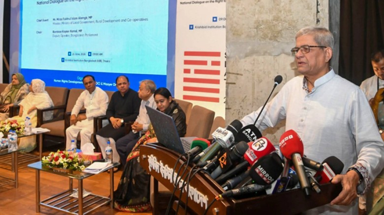গুমের শিকার পরিবারের জন্য বিশেষ ভাতার উদ্যোগ : মির্জা ফখরুল